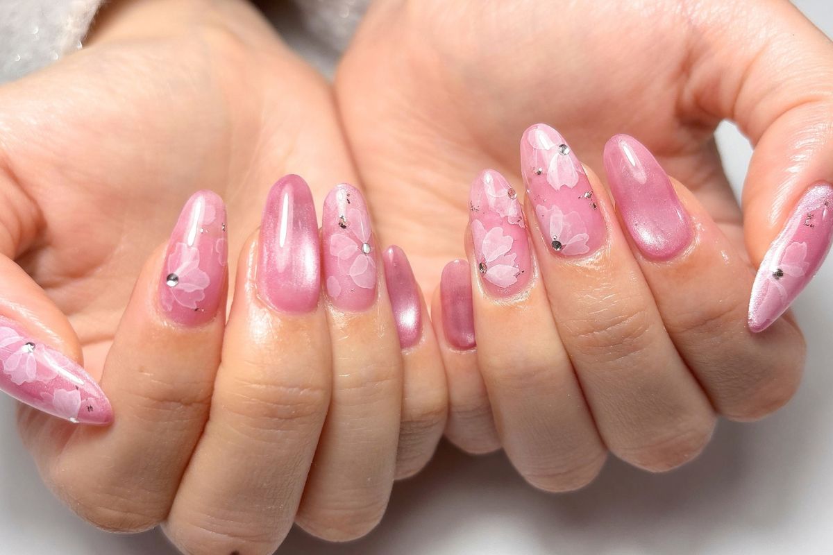 立川市 Care Bloom STEP6 完成した極美ネイル®︎の仕上がり