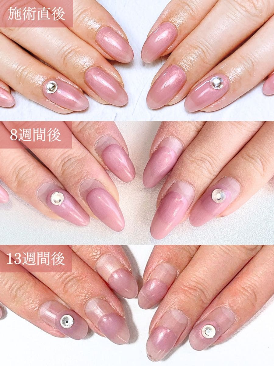 Care Bloom 業界最高レベル!8週間密着するジェルネイル