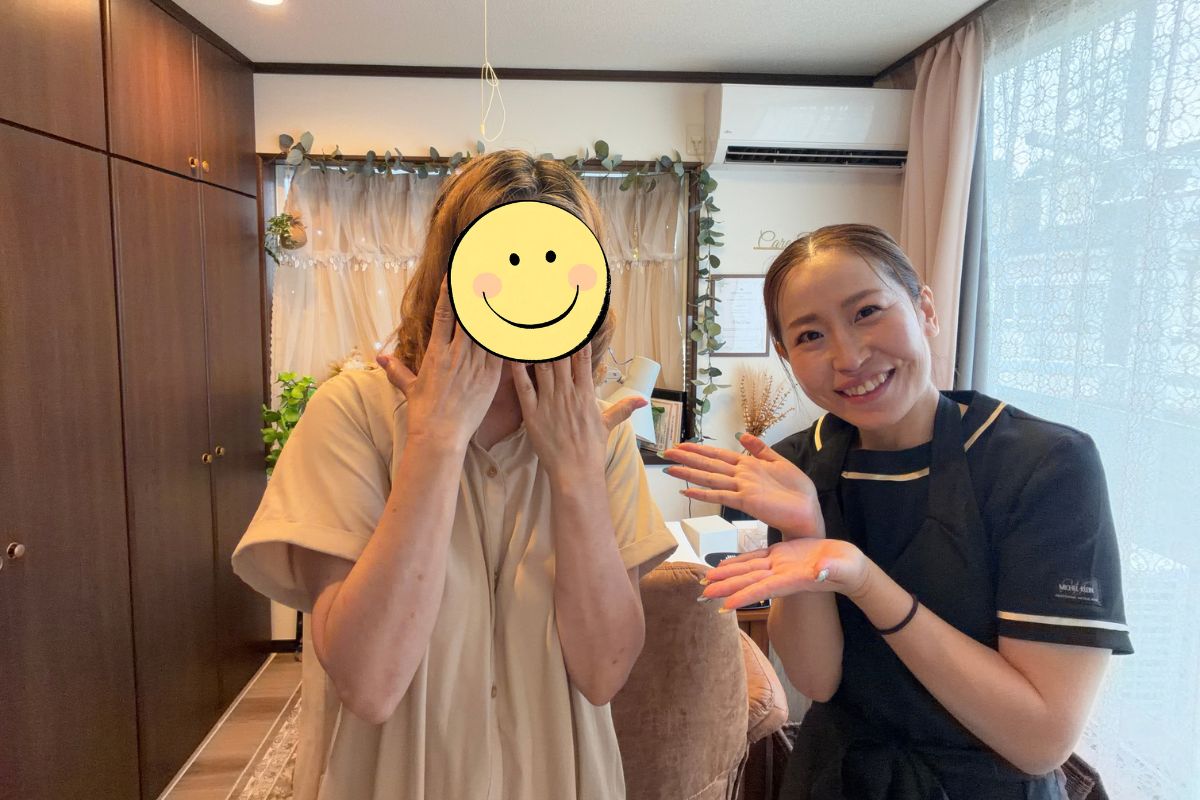 立川市 Care Bloom お客様の声2 M.A様 50代 ご来店時の様子